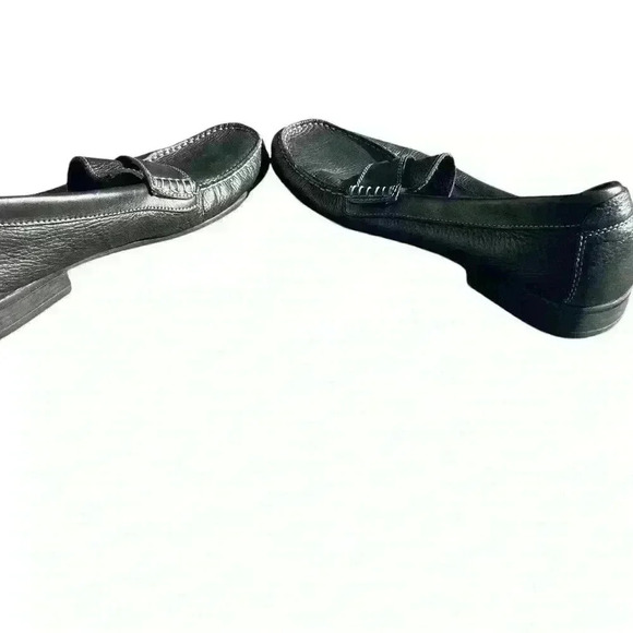 Sandro Moscoloni Segovia Pebble Leather Loafer Driving Shoes Mens 11 D Black main image 6